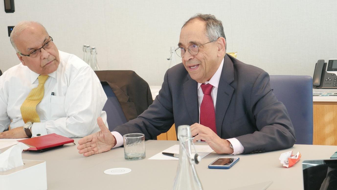 Members of the Board in session.