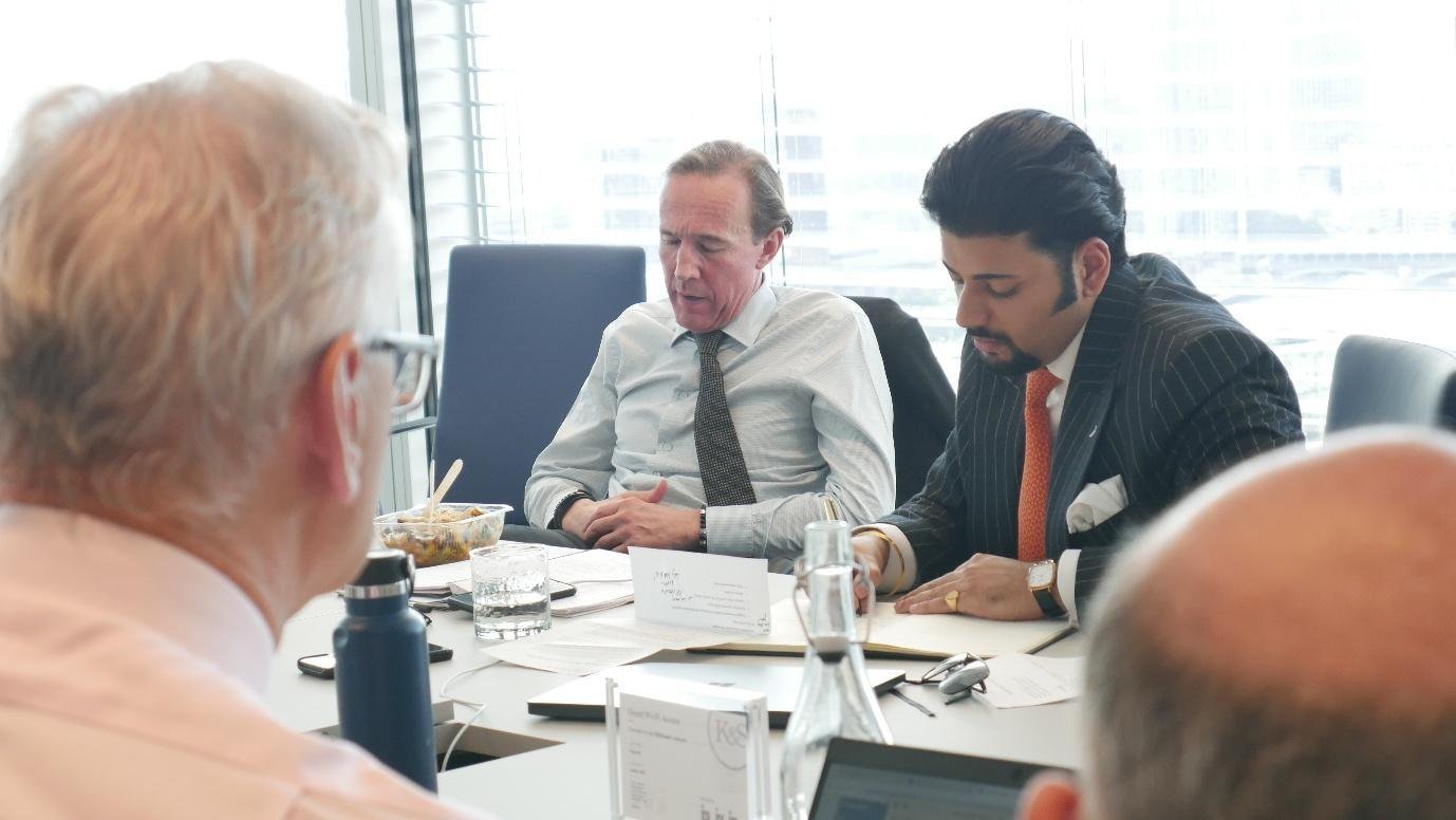 Members of the Board in session.