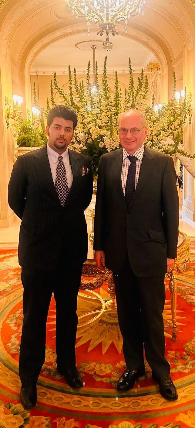 The Principal Founder with Dr David Landsman OBE, London, 2026.